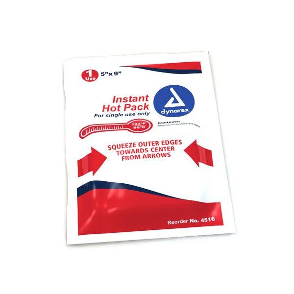 Instant Hot Pack 5"x9" Disposable MedSTAT